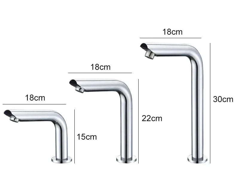 Robinet Lavabo Infrarouge Sans Contact Détection Automatique Hygiène – Solvane