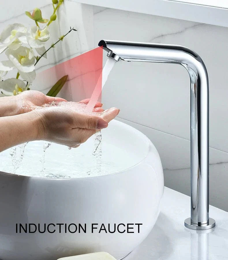 Robinet Lavabo Infrarouge Sans Contact Détection Automatique Hygiène – Solvane