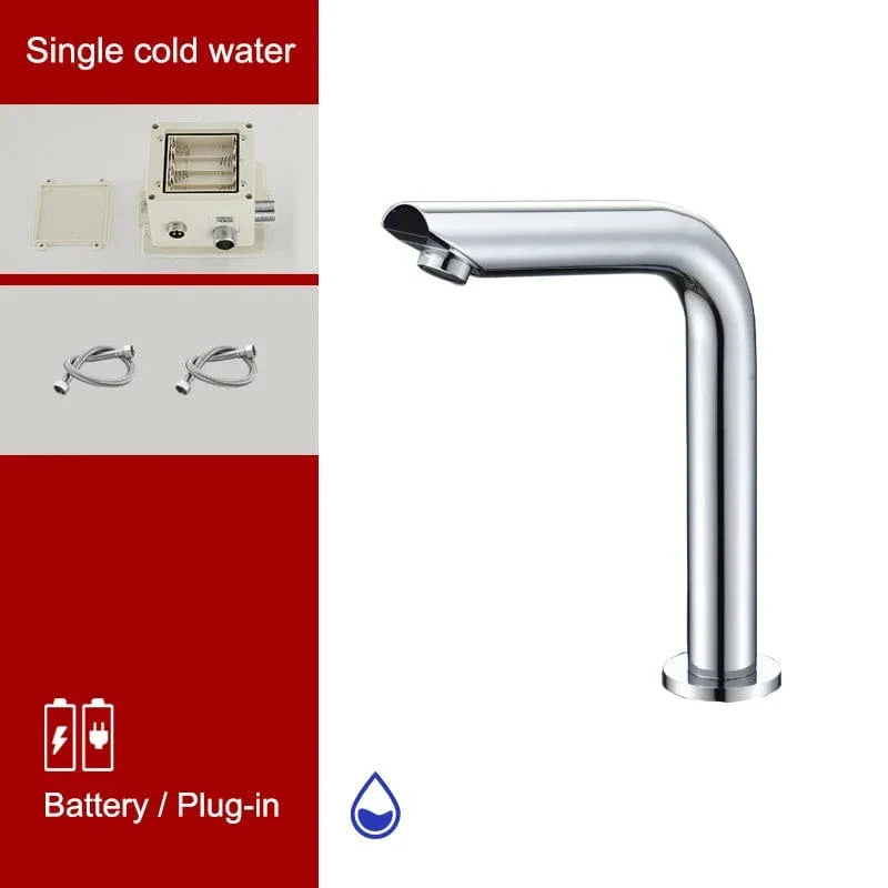 Robinet Lavabo Infrarouge Sans Contact Détection Automatique Hygiène – Solvane