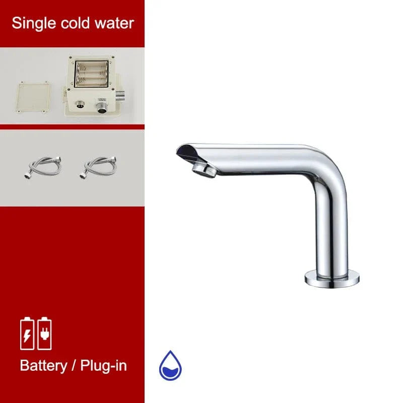 Robinet Lavabo Infrarouge Sans Contact Détection Automatique Hygiène – Solvane