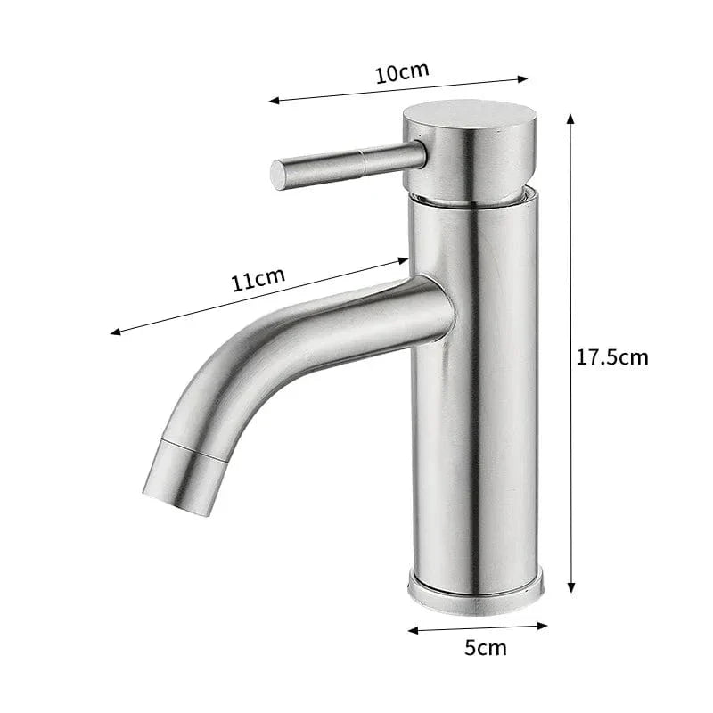 Mitigeur Lavabo Version Courte ou Haute Adapté à Toute Vasque – Solvane