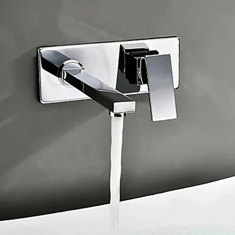 Robinet Lavabo Mural 3 Pièces Vasque Entièrement Libre – Solvane