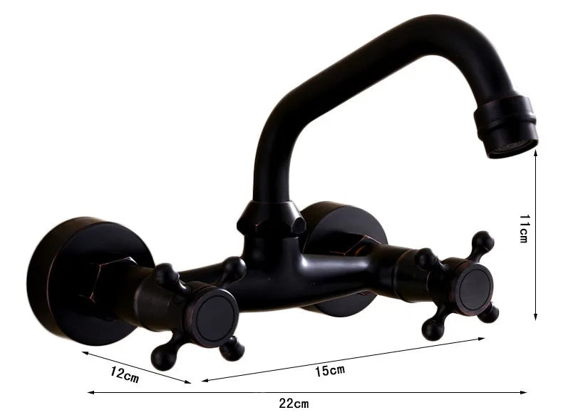 Robinet Lavabo Noir Mélangeur Design Élite Finition Mate – Solvane