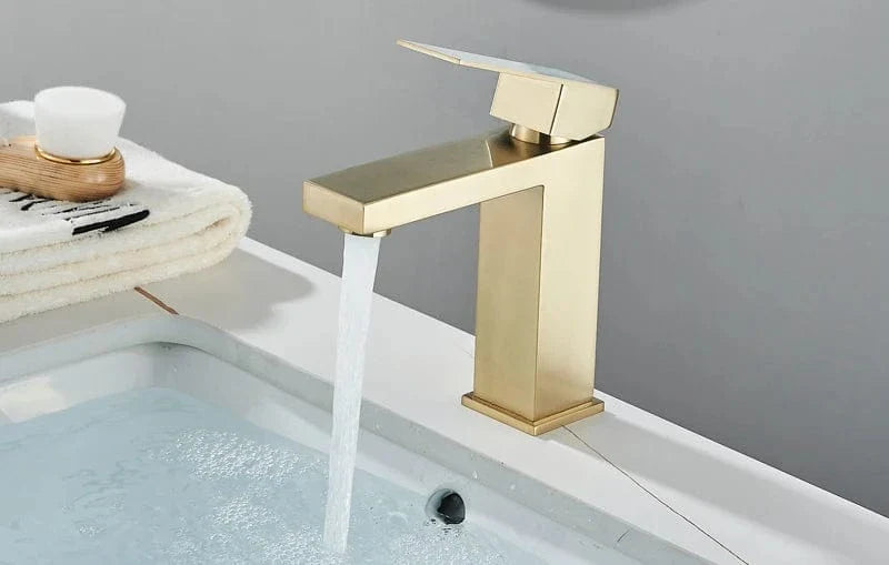 Robinet Lavabo Noir Mat Design Contemporain Anti-Traces – Solvane