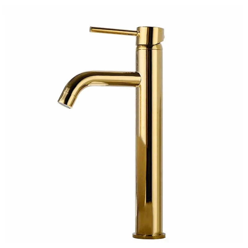 Robinet Lavabo Or Brossé Allure Luxe Finition Résistante – Solvane