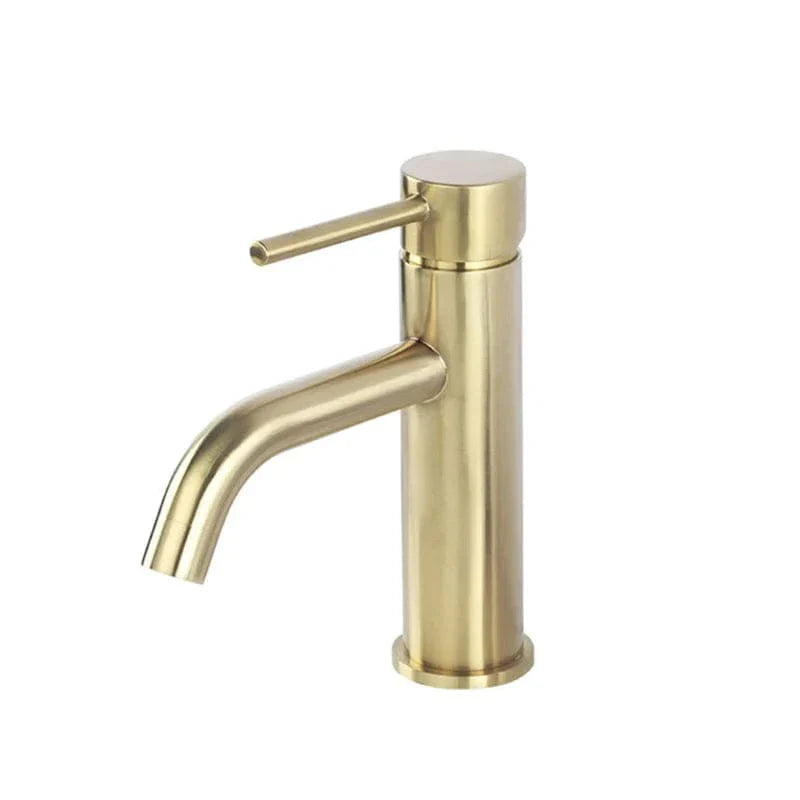 Robinet Lavabo Or Brossé Allure Luxe Finition Résistante – Solvane