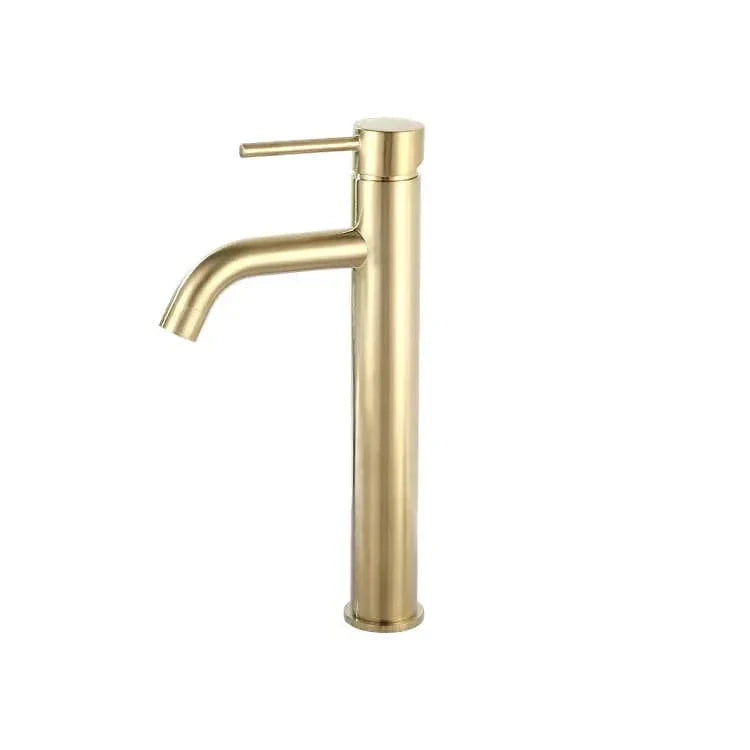 Robinet Lavabo Or Brossé Allure Luxe Finition Résistante – Solvane