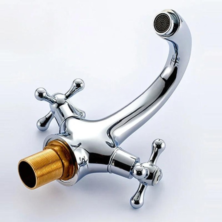 Robinet Lavabo Classique Mélangeur Élégant et Durable – Solvane