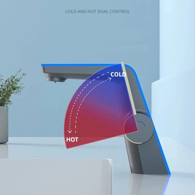 Robinet Lavabo LED Écran de Température Contrôle Visuel Immédiat – Solvane