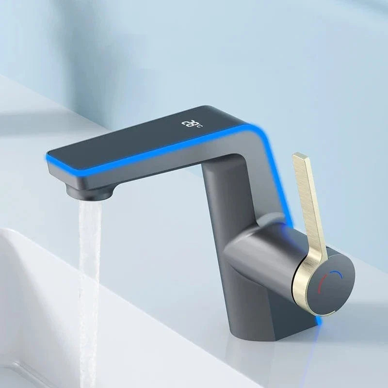Robinet Lavabo LED Écran de Température Contrôle Visuel Immédiat – Solvane