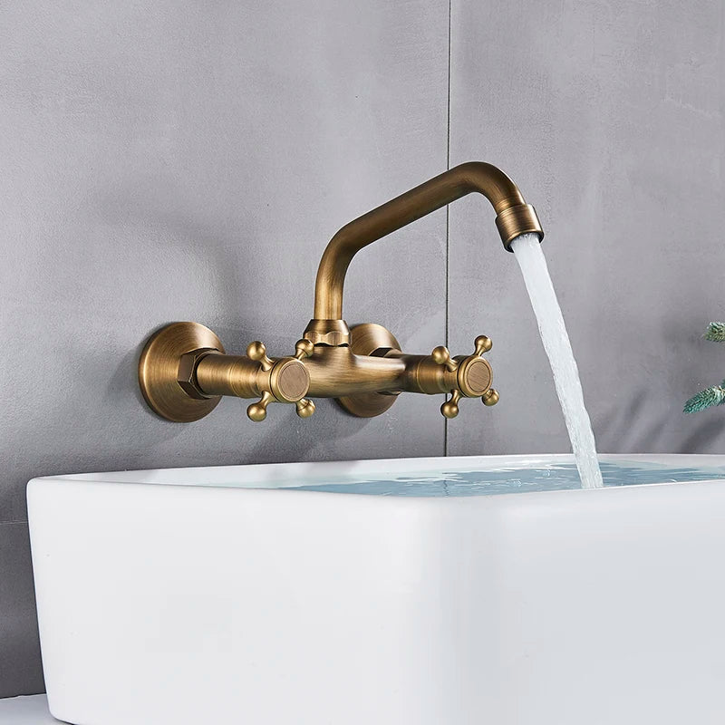 Robinet Mélangeur Mural Laiton Cuisine Robuste et Chaleureux – Cuvéa