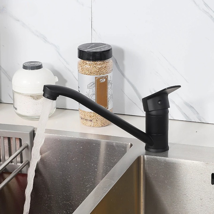 Robinet Mitigeur Cuisine Bec Élégant Design Fluide Épuré – Cuvéa