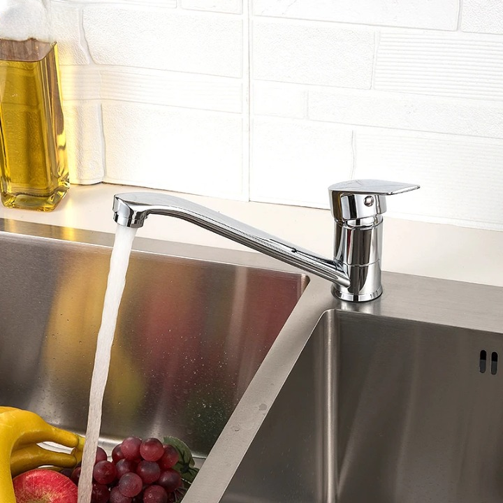 Robinet Mitigeur Cuisine Bec Élégant Design Fluide Épuré – Cuvéa