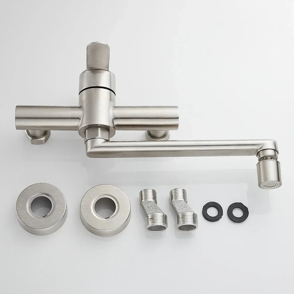 Robinet Mitigeur Cuisine Mural Ultra-Compact Espace Optimisé – Cuvéa