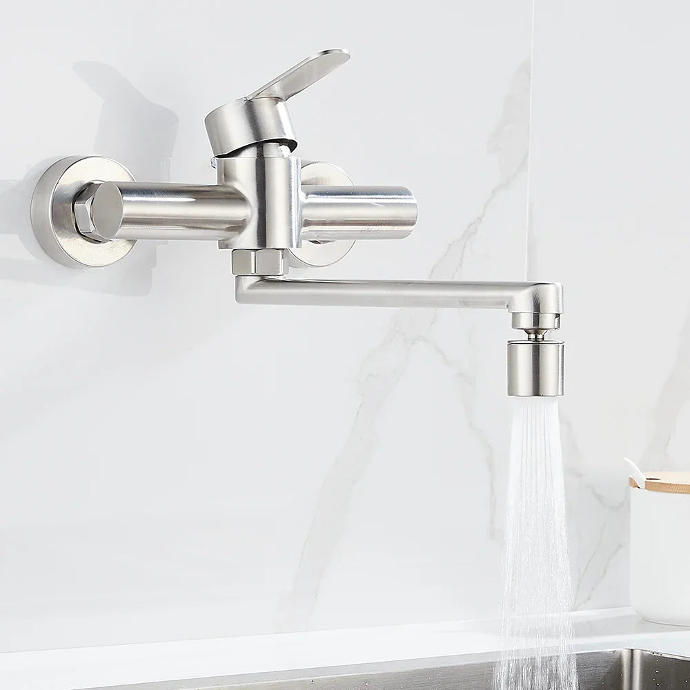 Robinet Mitigeur Cuisine Mural Ultra-Compact Espace Optimisé – Cuvéa