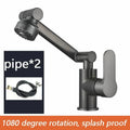 Robinet Lavabo Chromé Rotatif 1080° Jet Orientable Partout – Solvane
