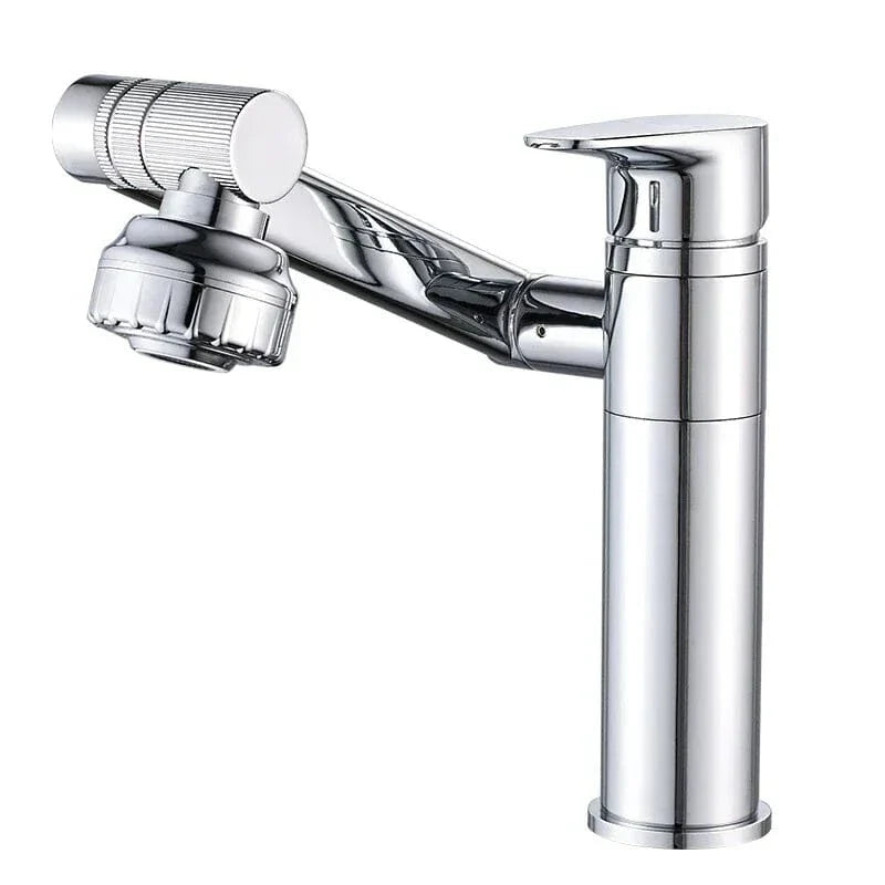 Robinet Lavabo Chromé Rotatif 1080° Jet Orientable Partout – Solvane