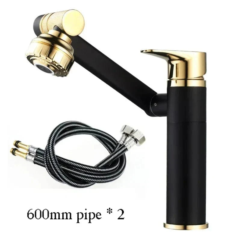 Robinet Lavabo Chromé Rotatif 1080° Jet Orientable Partout – Solvane