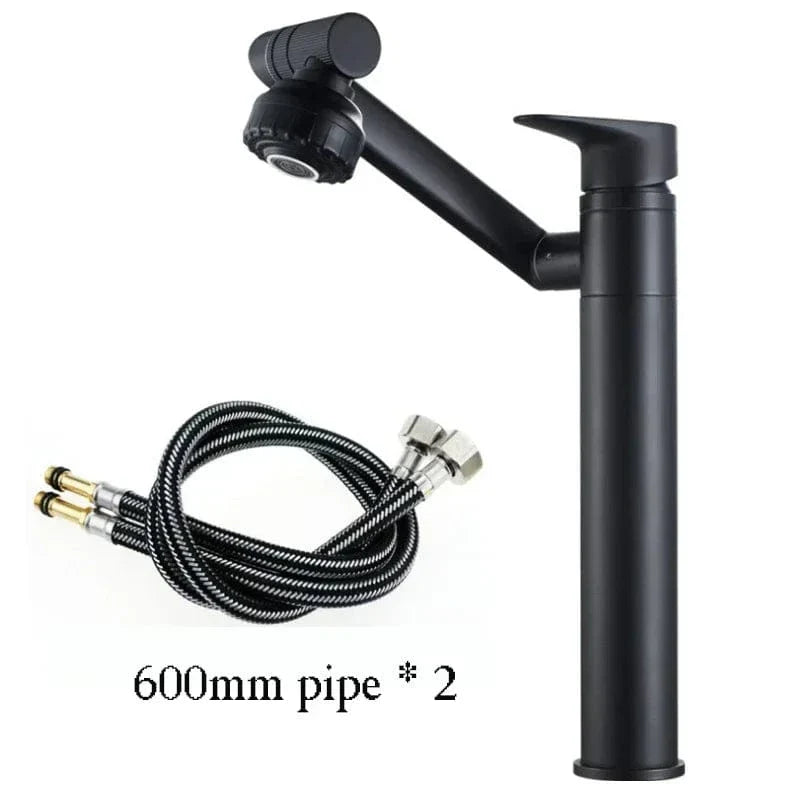 Robinet Lavabo Chromé Rotatif 1080° Jet Orientable Partout – Solvane