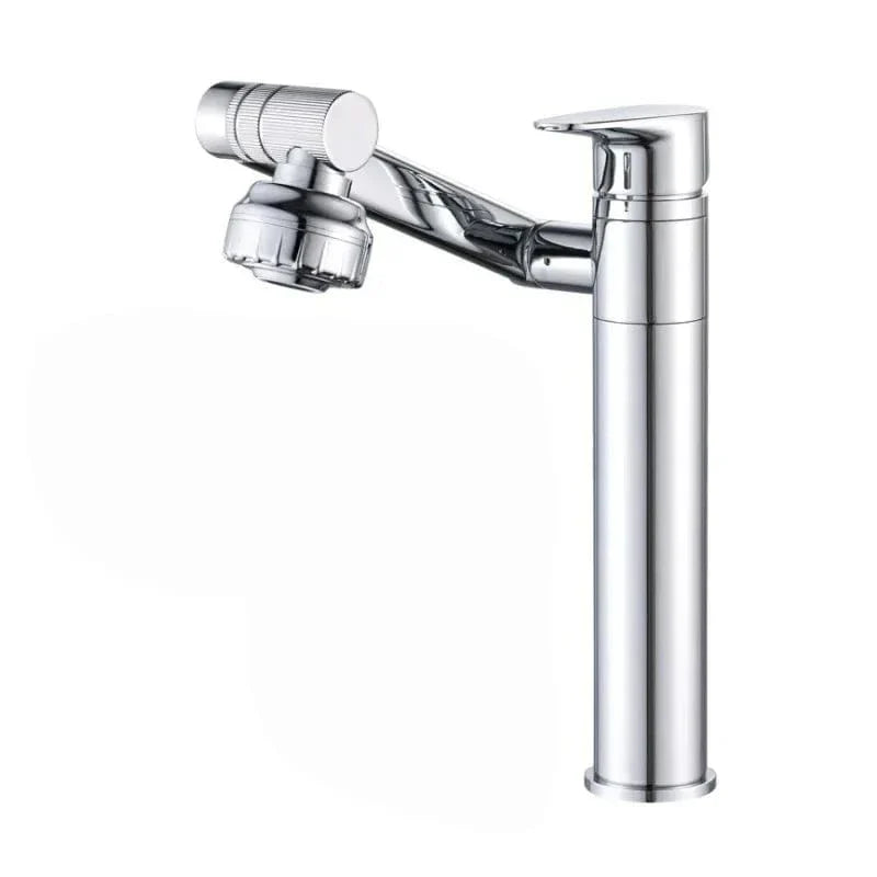 Robinet Lavabo Chromé Rotatif 1080° Jet Orientable Partout – Solvane