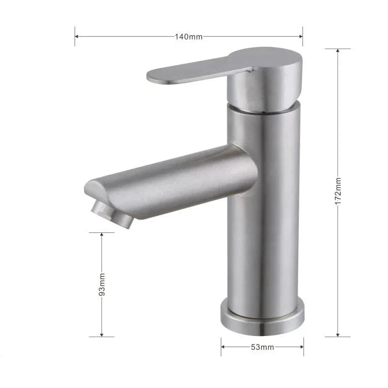 Robinet Lavabo Inox 304 Durable Élégance Salle de Bain – Solvane