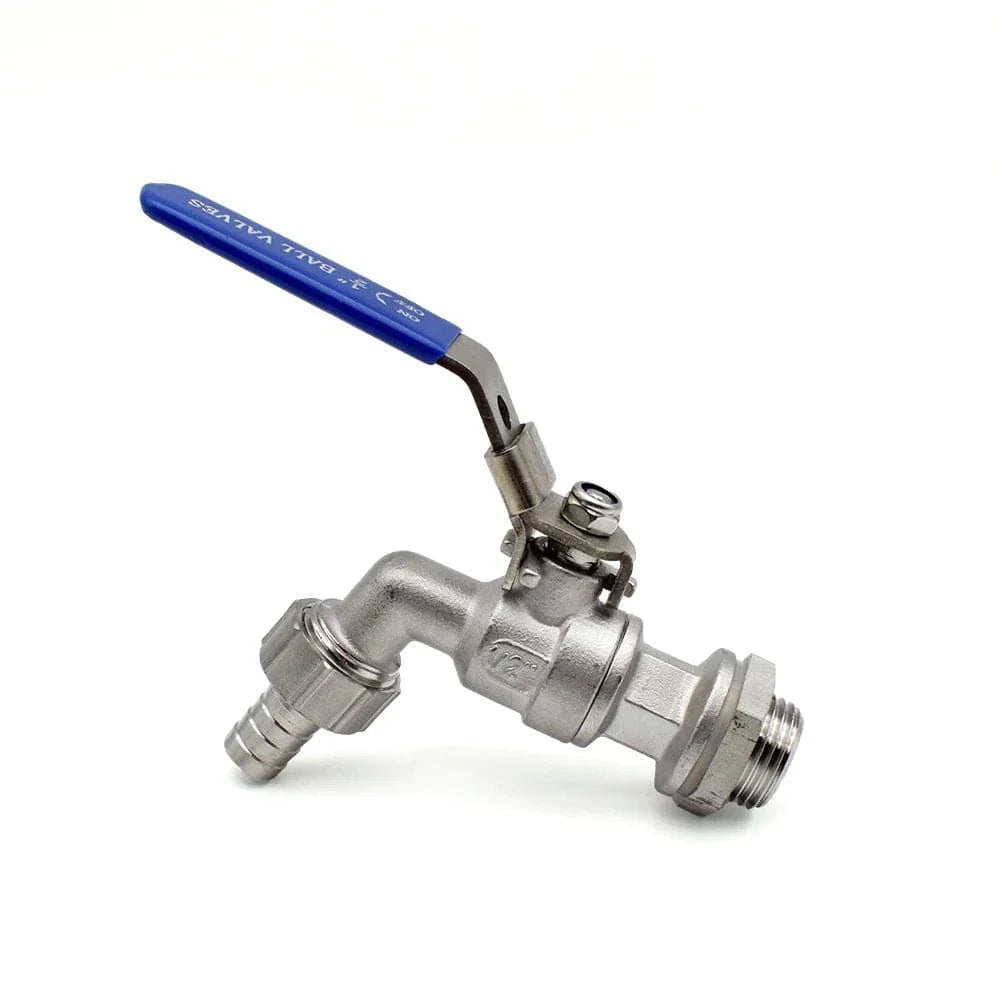 Robinet Mural Extérieur Inox 304 Vanne à Bille Eau Chaude et Froide – Terravia