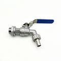 Robinet Mural Extérieur Inox 304 Vanne à Bille Eau Chaude et Froide – Terravia