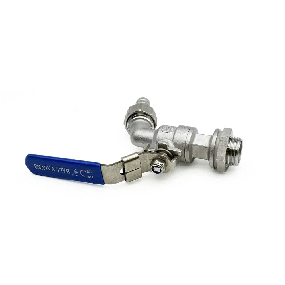 Robinet Mural Extérieur Inox 304 Vanne à Bille Eau Chaude et Froide – Terravia
