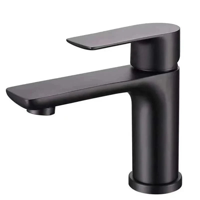 Robinet Lavabo Noir Moderne Ligne Raffinée Finition Mate – Solvane