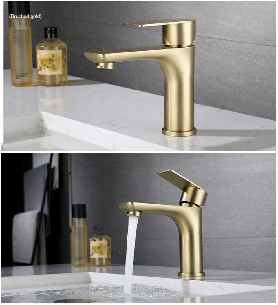 Robinet Lavabo Noir Moderne Ligne Raffinée Finition Mate – Solvane