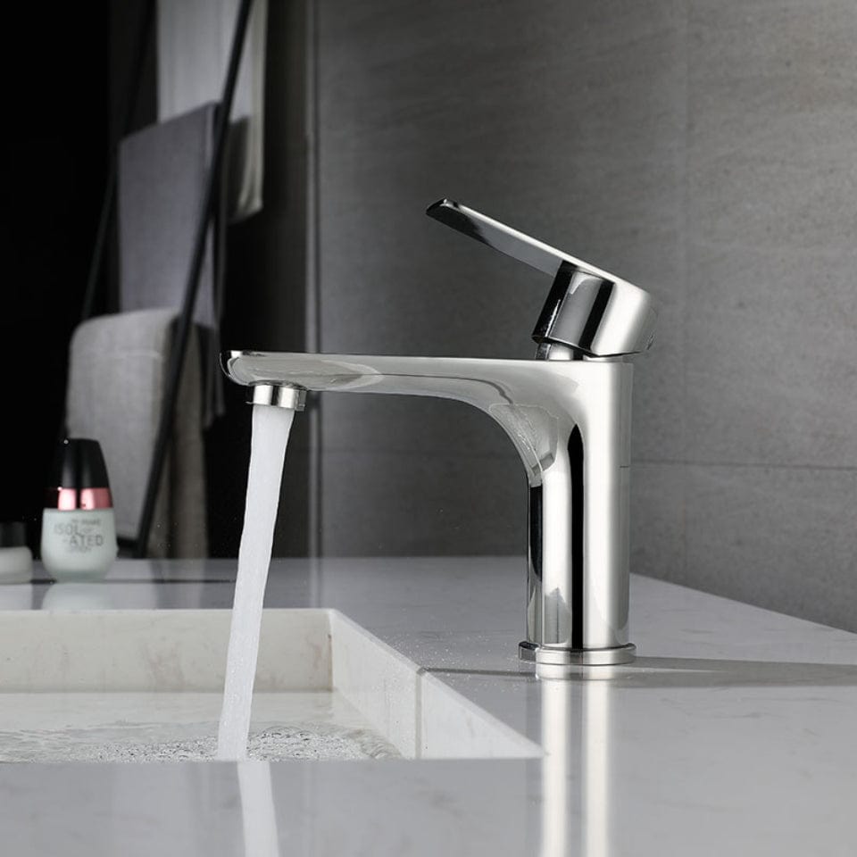 Robinet Lavabo Noir Moderne Ligne Raffinée Finition Mate – Solvane