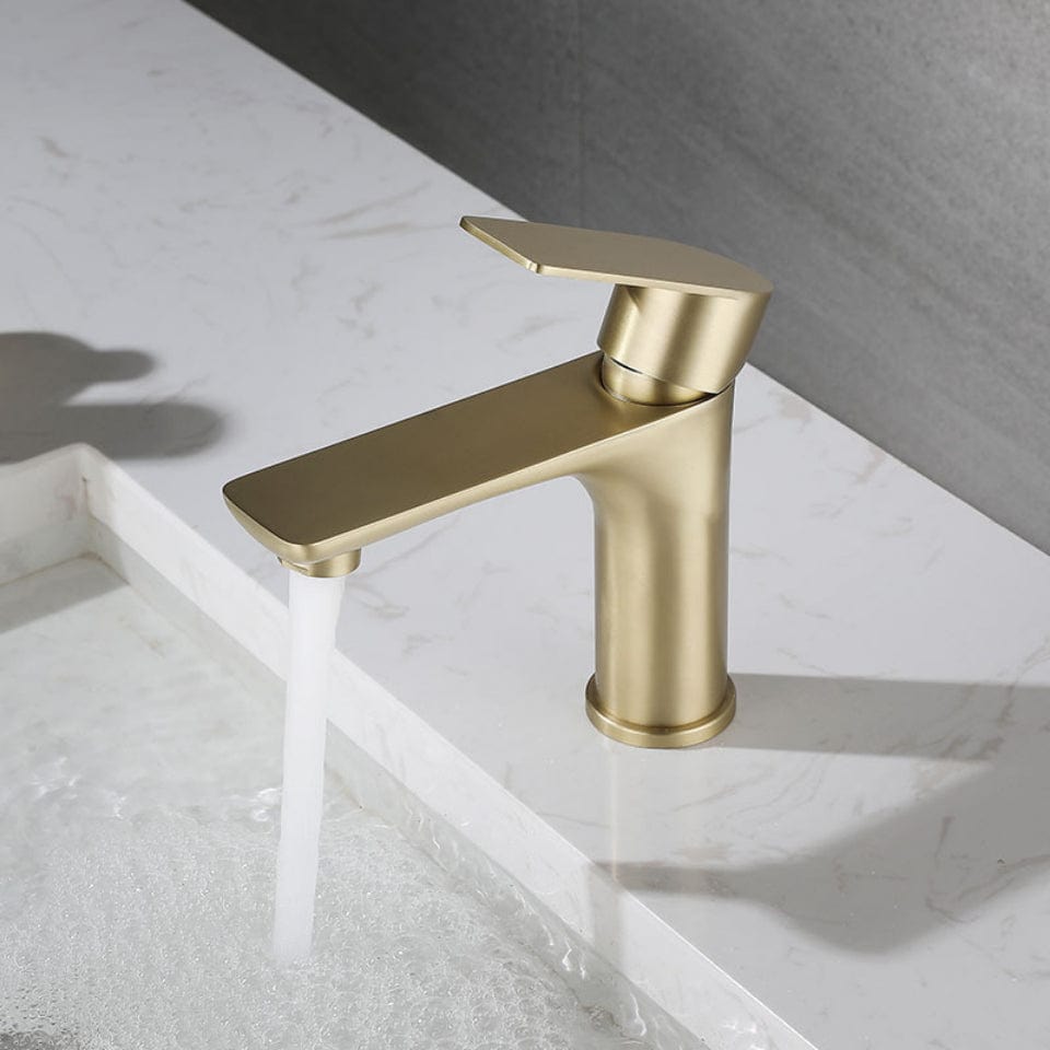 Robinet Lavabo Noir Moderne Ligne Raffinée Finition Mate – Solvane