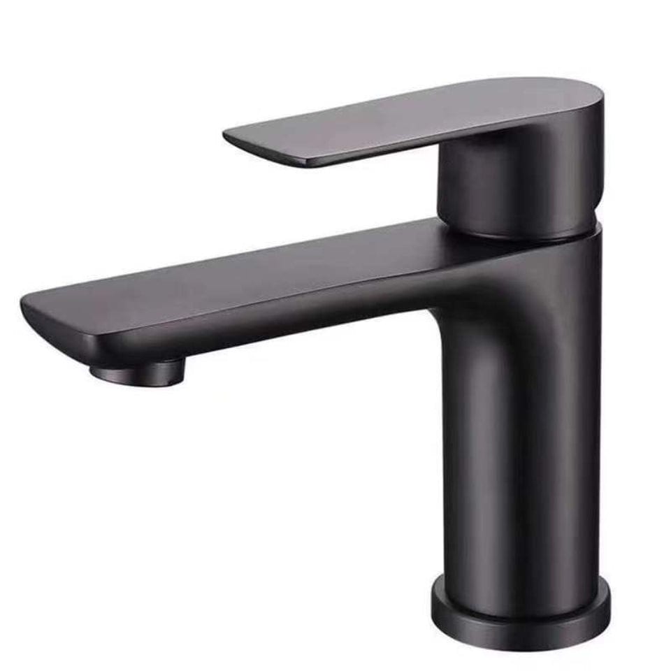 Robinet Lavabo Noir Moderne Ligne Raffinée Finition Mate – Solvane