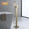Mitigeur Baignoire Îlot Cascade Finition Brossée Élégance et Confort – Vertane