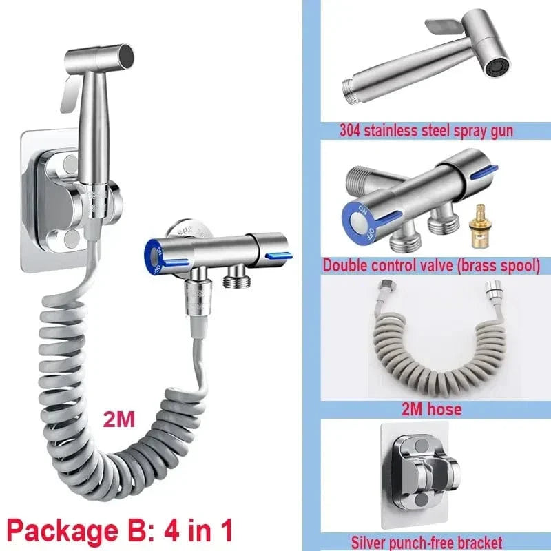 Robinet Douchette Bidet Inox Hygiène Simple et Élégante – Purelia