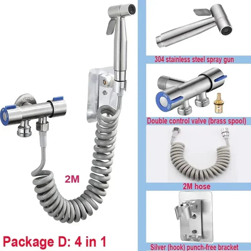 Robinet Douchette Bidet Inox Hygiène Simple et Élégante – Purelia