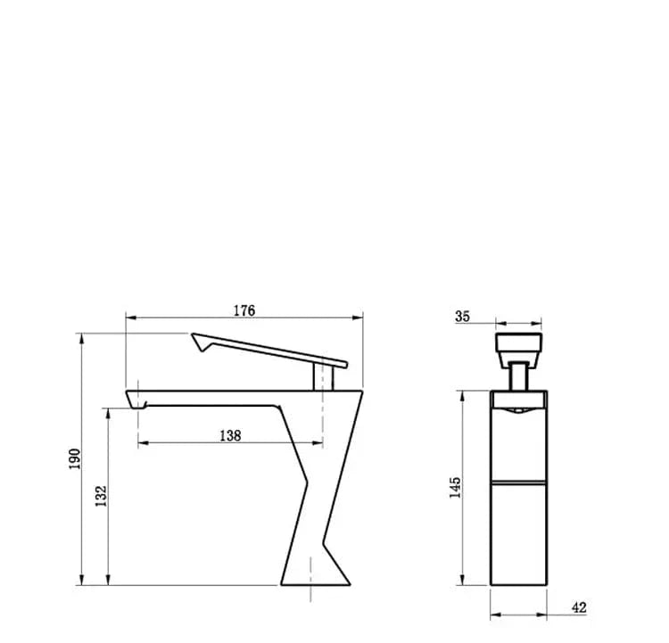 Robinet Lavabo Cascade Chromé Flux Large Élégance Moderne – Solvane