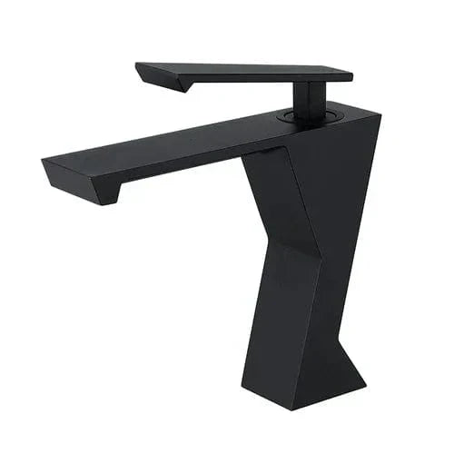 Robinet Lavabo Cascade Chromé Flux Large Élégance Moderne – Solvane