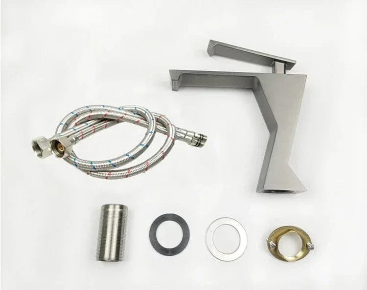 Robinet Lavabo Cascade Chromé Flux Large Élégance Moderne – Solvane