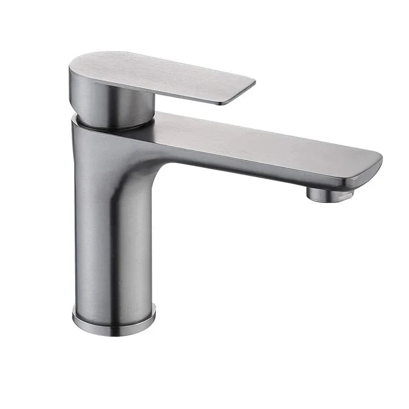 Robinet Lavabo Inox Durable Élégance Discrète Entretien Facile – Solvane