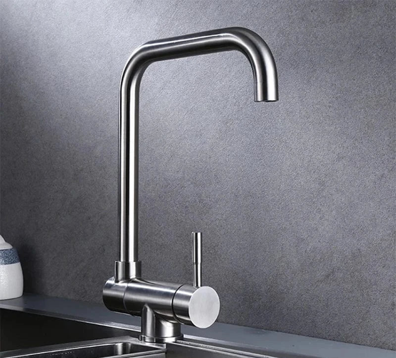 Robinet Cuisine Rabattable Inox 360° Se Range Sous la Fenêtre – Cuvéa
