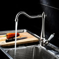 Robinet Cuisine Rétro Laiton Brossé Pivotant 360° Charme Ancien – Cuvéa