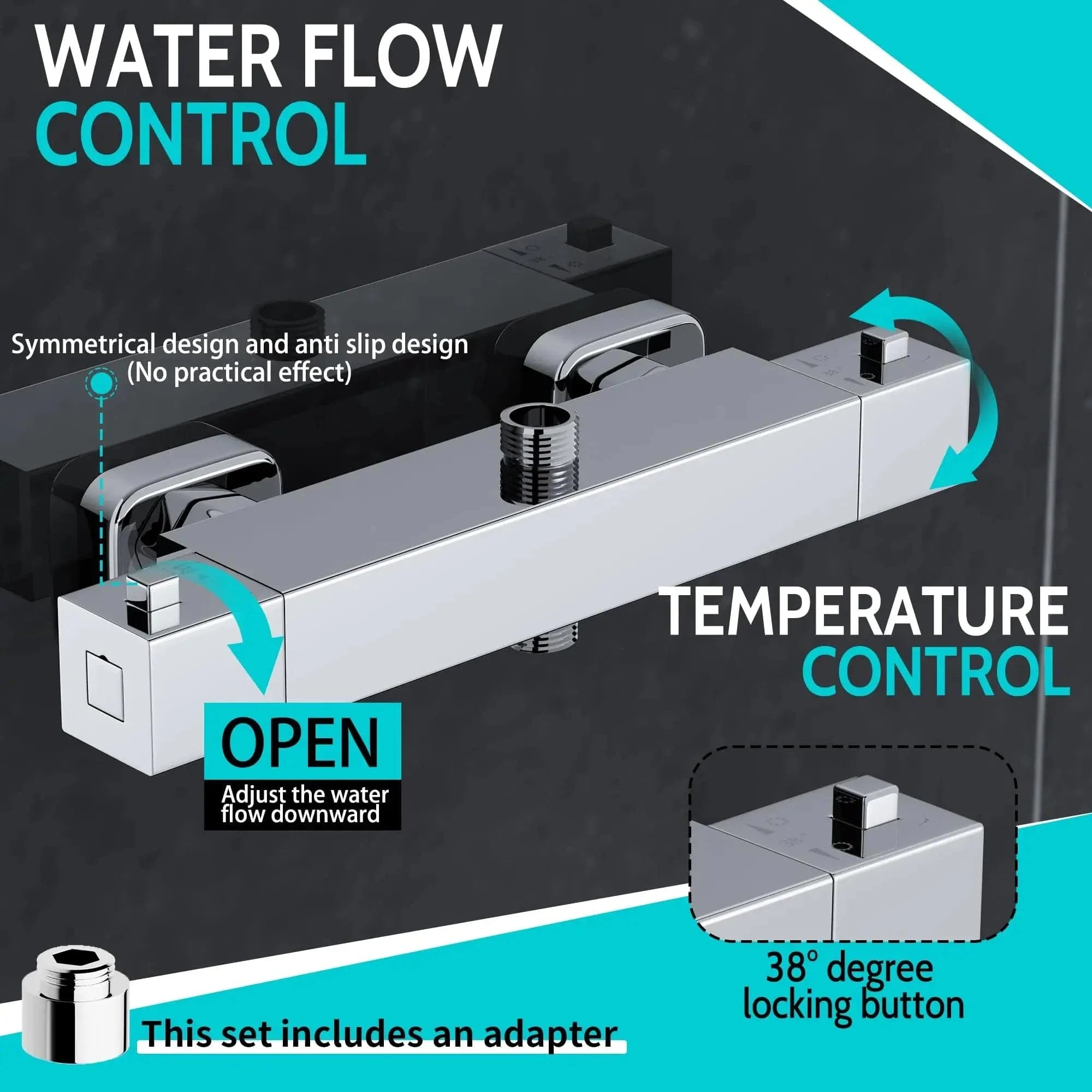 Robinet Thermostatique Douche Confort et Sécurité au Quotidien – Thermya