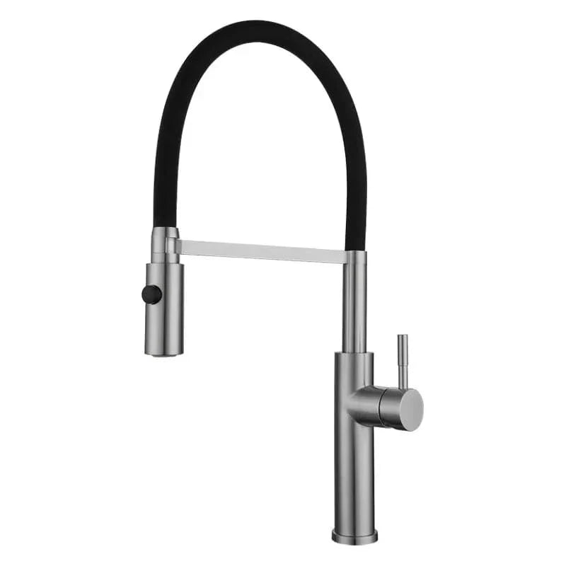 Mitigeur Cuisine Tuyau Silicone Noir Inox Flexible et Résistant – Cuvéa