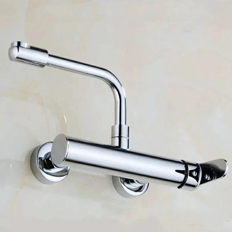 Mitigeur Mural Cuisine Double Trou Buse Pivotante 360° – Cuvéa