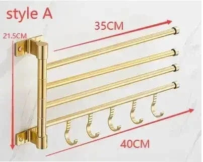 Porte-Serviettes Aluminium Léger Inoxydable Style Épuré – Linora