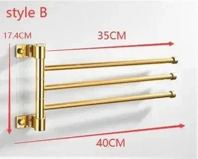 Porte-Serviettes Aluminium Léger Inoxydable Style Épuré – Linora