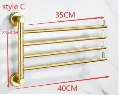Porte-Serviettes Aluminium Léger Inoxydable Style Épuré – Linora
