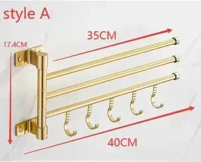 Porte-Serviettes Aluminium Léger Inoxydable Style Épuré – Linora