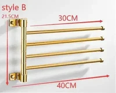 Porte-Serviettes Aluminium Léger Inoxydable Style Épuré – Linora
